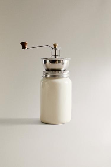 STEEL AND CERAMIC COFFEE GRINDER - Cream by Zara - Image 0