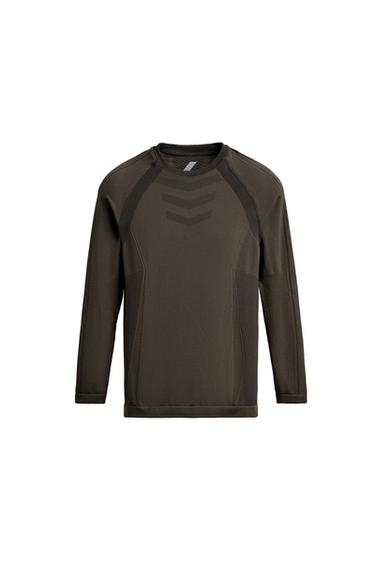 FIRST LAYER SKI T-SHIRT - Brown by Zara
