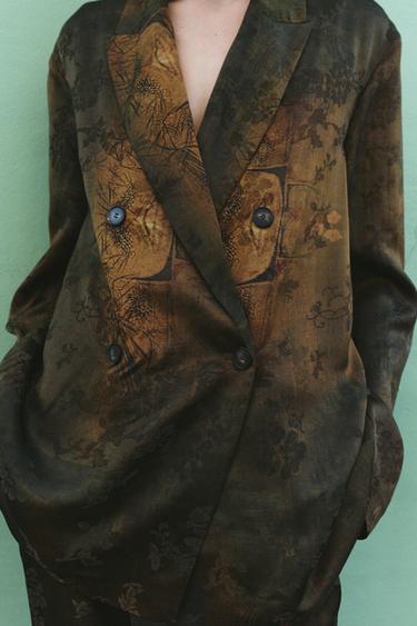 JACQUARD BLAZER ZW COLLECTION - Multicoloured by Zara