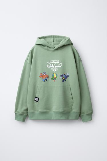 BRAWL STARS © SUPERCELL OY HOODIE - Greens by Zara