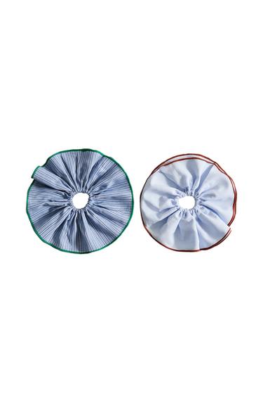 CHILDREN'S STRIPED SCRUNCHIE - Blue by Zara