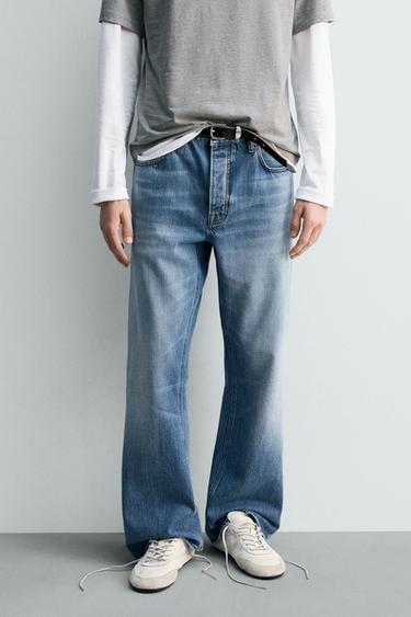 FLARE FIT JEANS - Light blue by Zara