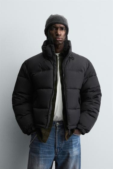 RELAXED PUFFER JACKET - Black by Zara