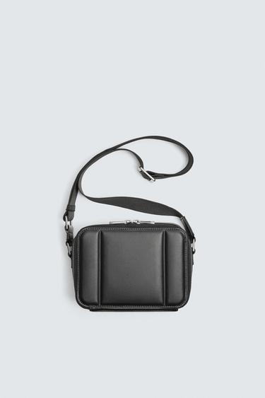 QUILTED CROSSBODY BAG - Black by Zara