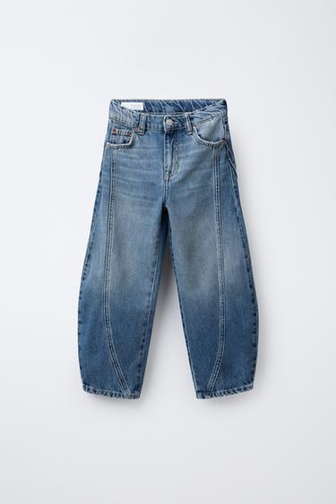 BARREL FIT JEANS - Mid-blue by Zara