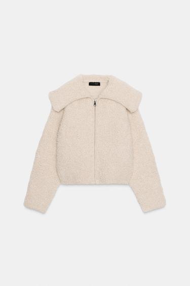 BOUCLÉ JACKET - Ecru by Zara