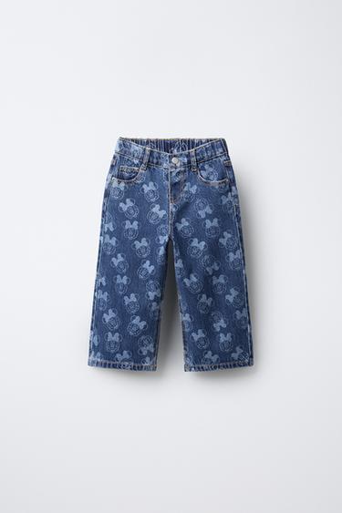 MINNIE MOUSE © DISNEY PRINT CULOTTES JEANS - Mid-blue by Zara