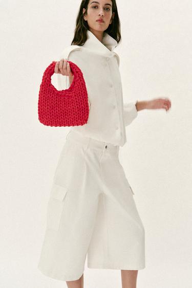 BRAIDED MINI BAG - Red by Zara