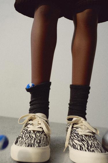 FOUR-PACK OF KNEE-HIGH SOCKS - Grey by Zara
