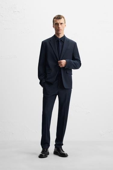 COMFORT SUIT BLAZER - Navy blue by Zara