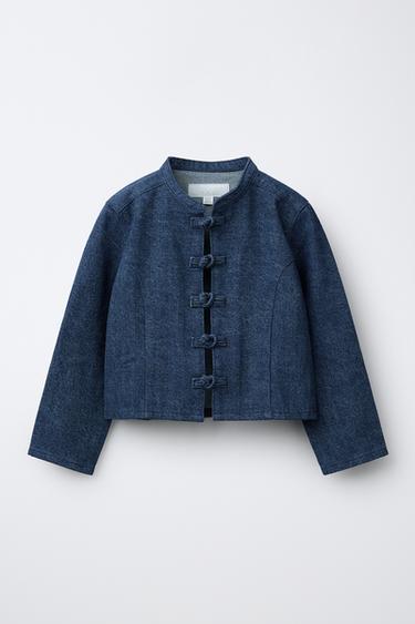 MARLED EFFECT JACKET - Blue by Zara