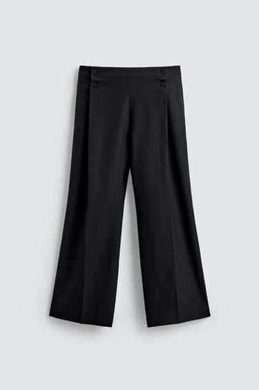 PLEATED SUIT TROUSERS HARRY LAMBERT FOR ZARA X DISNEY - Navy blue by Zara