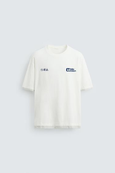PRINTED SLOGAN T-SHIRT - White by Zara