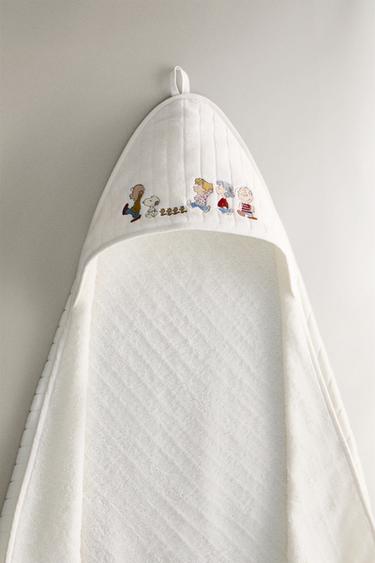 CHILDREN'S PEANUTS™ HOODED TOWEL - Oyster-white by Zara - Image 0