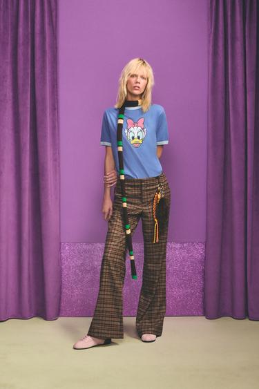 DAISY DUCK T-SHIRT HARRY LAMBERT FOR ZARA X DISNEY - Blue by Zara