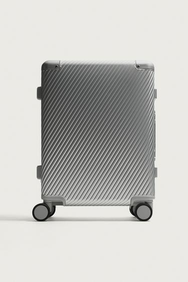ALUMINIUM CABIN SUITCASE - Silver by Zara