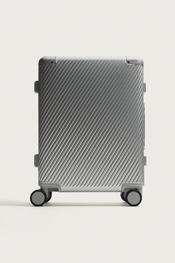 ALUMINIUM CABIN SUITCASE - Silver by Zara - Image 0