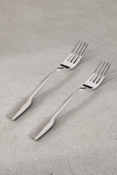 SET OF 2 - FORK - Steel by Zara - Image 0