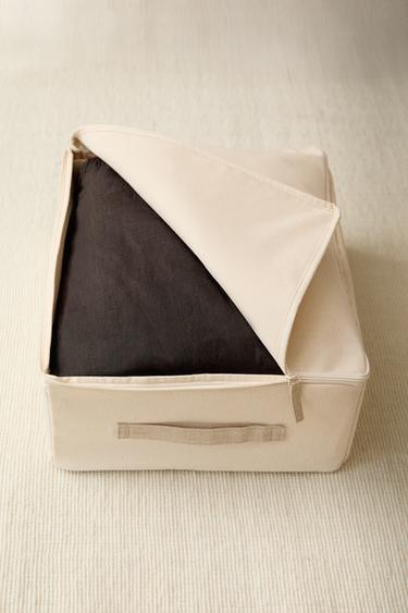 SMALL WARDROBE ORGANISER BOX - Ecru by Zara