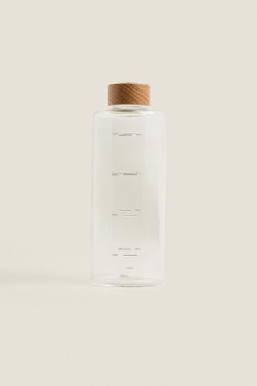 OAK BOROSILICATE BOTTLE - Transparent by Zara