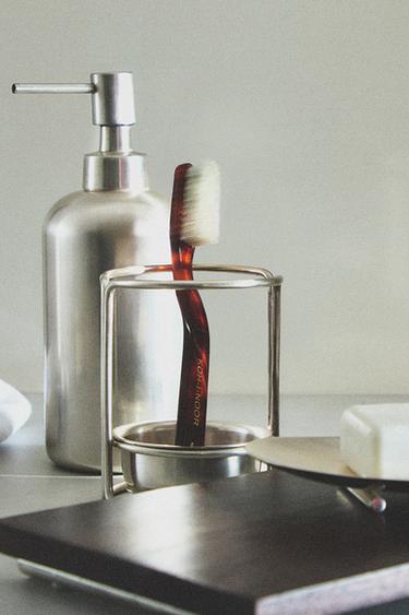 METAL AND WOOD BATHROOM SET - Brick by Zara - Image 0
