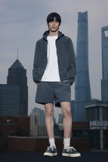 TECHNICAL BERMUDA SHORTS - Light indigo by Zara