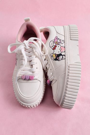 HELLO KITTY © SANRIO SNEAKERS - White by Zara