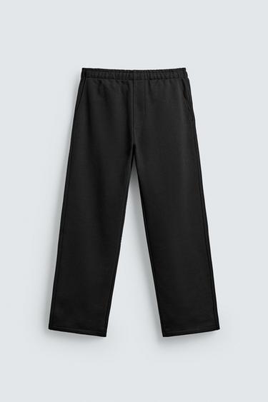HEAVYWEIGHT REGULAR FIT ORIGINS JOGGERS - Black by Zara