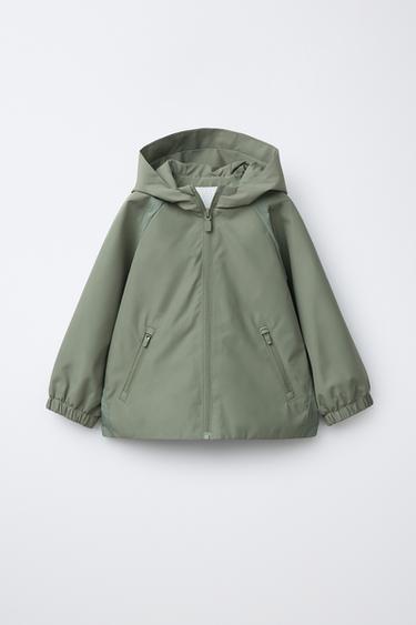 INTERLOCK WATER-REPELLENT RAINCOAT - Sea green by Zara - Image 0