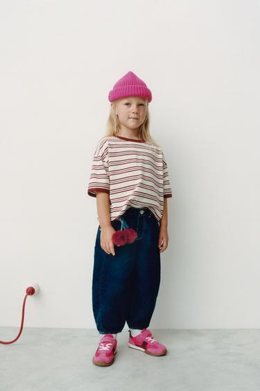 PLAIN KNIT BEANIE - Pink by Zara