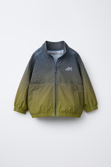 LIGHTWEIGHT LOGO RAINCOAT - Green by Zara - Image 0
