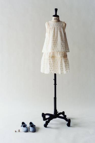 EMBROIDERED LACE SKIRT - Ecru by Zara