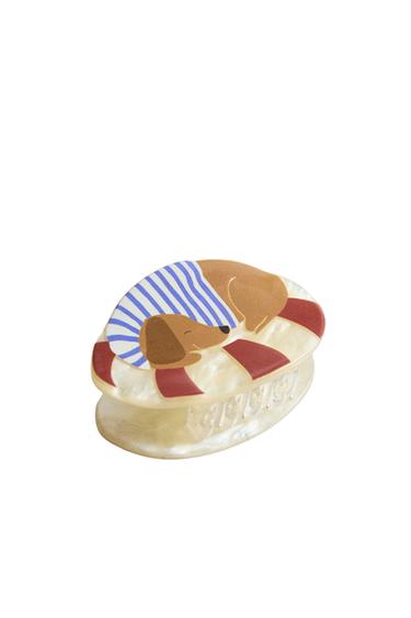 CHILDREN'S DOG HAIR CLIP - Brown by Zara