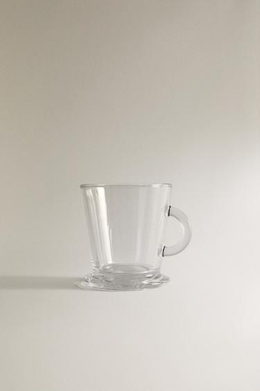 TRANSPARENT GLASS CAPPUCCINO CUP -  by Zara - Image 0