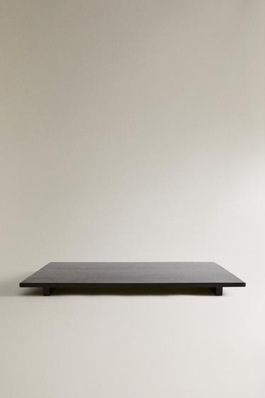 RECTANGULAR WOODEN CHOPPING BOARD - Dark brown by Zara