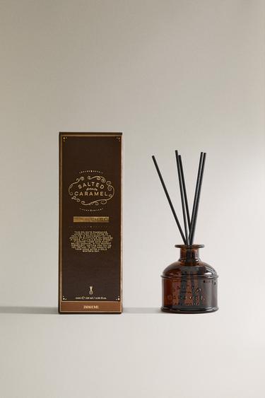 (120 ML) SALTED CARAMEL REED DIFFUSER - Cream by Zara