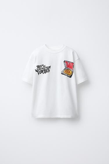 TEENAGE MUTANT NINJA TURTLES © VIACOM PRINT T-SHIRT - White by Zara