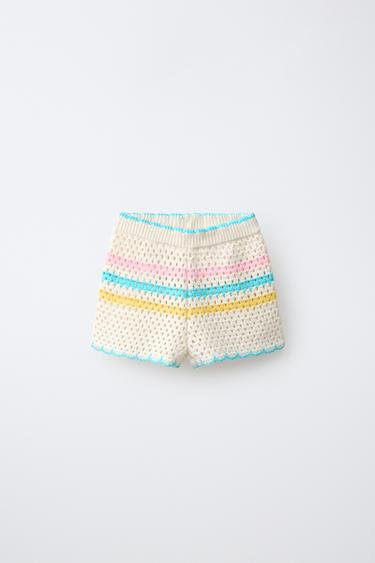 MIFFY™ MERCIS BV © STRIPED KNIT BERMUDA SHORTS - Multicoloured by Zara