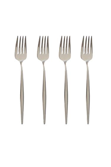 PACK OF FORKS WITH THIN HANDLES (PACK OF 4) - Steel by Zara