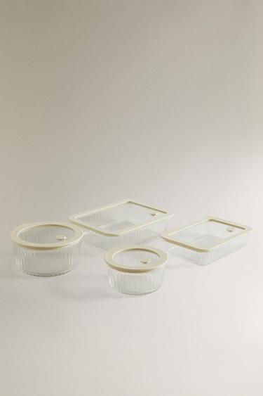 BOROSILICATE AIRTIGHT CONTAINER - Transparent by Zara