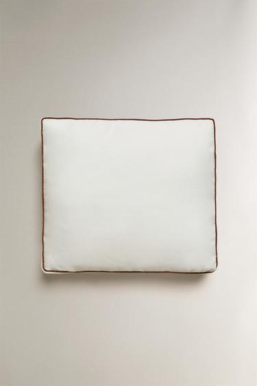 SEAT CUSHION WITH PIPING - Ecru by Zara