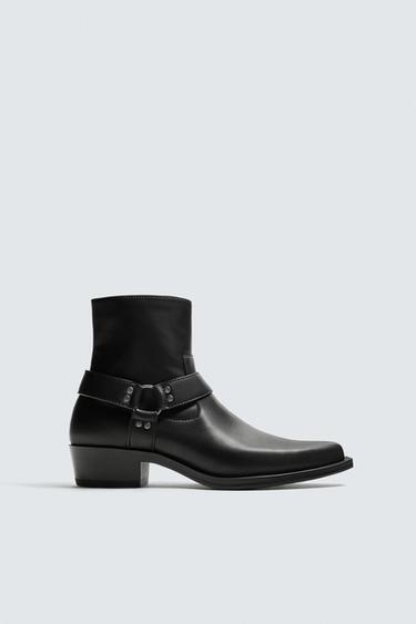 HARNESS BOOTS - Black by Zara