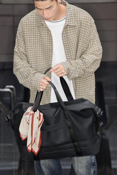 TEXTURED CHECK SHIRT - Beige by Zara