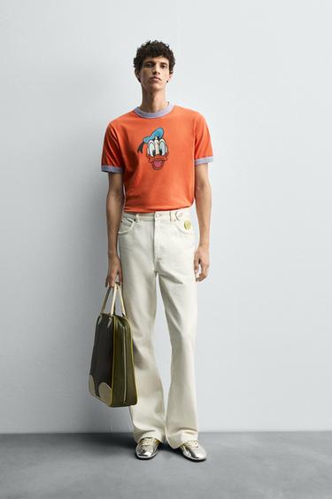 DONALD DUCK T-SHIRT HARRY LAMBERT FOR ZARA X DISNEY - Red by Zara - Image 0
