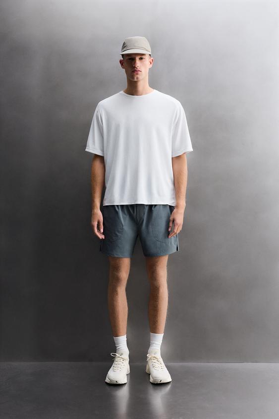 TECHNICAL PIQUÉ T-SHIRT - White by Zara - Image 0