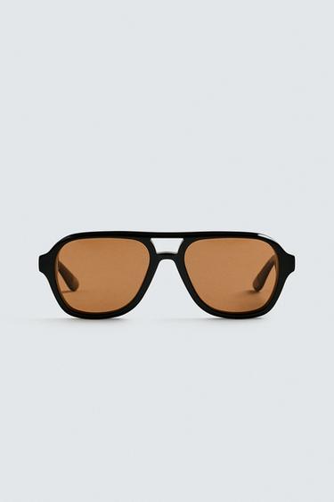 SQUARE SUNGLASSES - Black by Zara