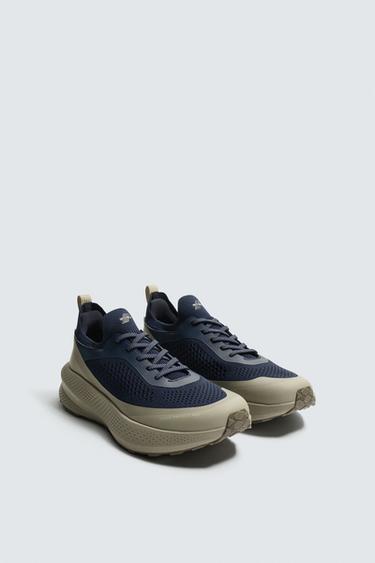 RUNNING TRAINERS - Blue by Zara