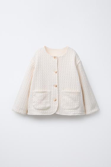 KNIT CARDIGAN - Ecru by Zara - Image 0