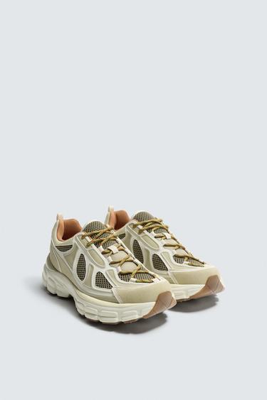CHUNKY SOLE TRAINERS - Green by Zara
