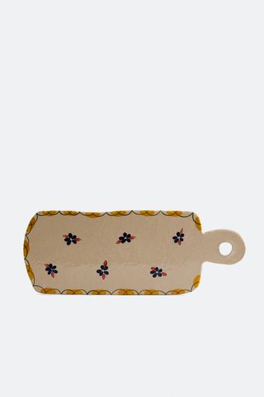 FLORAL CHOPPING BOARD - Green by Zara